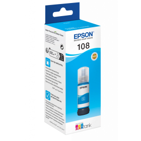 Чернила Epson 108 Cyan, Оригинальные Чернила Epson 108 Cyan, Оригинальные