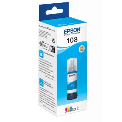 Чернила Epson 108 Cyan, Оригинальные