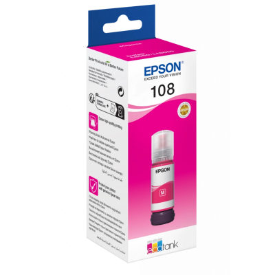 Чернила Epson 108 Magenta, Оригинальные