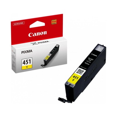 Картридж струйный Canon CLI-451 Yellow Original